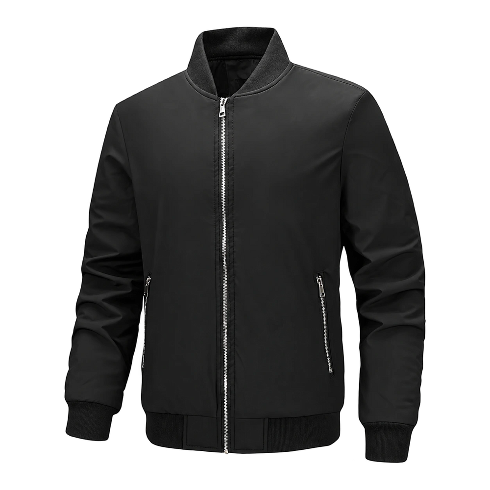Cross-border Products Autumn And Winter Thin Cotton Executive Jacket Baseball Suit Large Size Solid Color Zipper Flying Suit Unisex Men's Jacke