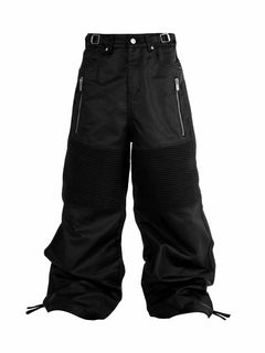 Black Glue Brush Wax Machine Pleated Knee Pads