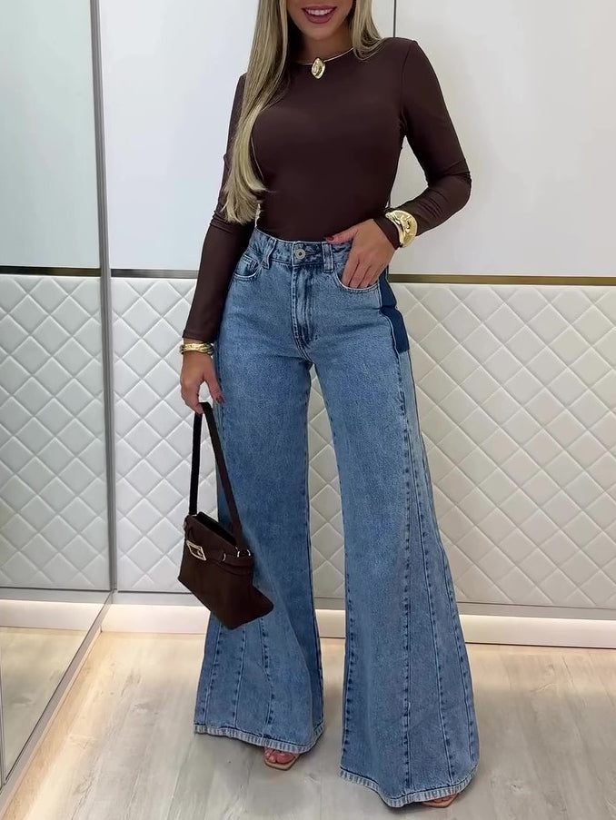 BLXNN High Waist Flared Jeans, product image 2