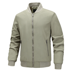 Cross-border Products Autumn And Winter Thin Cotton Executive Jacket Baseball Suit Large Size Solid Color Zipper Flying Suit Unisex Men's Jacke