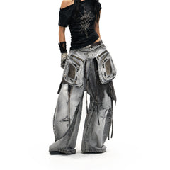 Four-season Versatile Detachable Waist Bag Jeans
